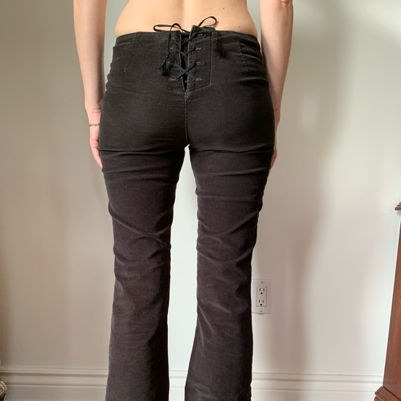 NWOT Vintage Tommy Hilfiger corduroy pants Black, Size 5 - Picture 4 of 16